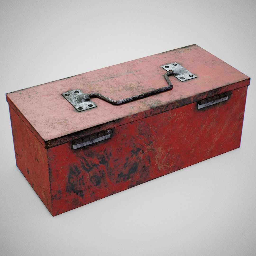 Toolbox - Generic 02 Dirty Low-poly 3D model_3