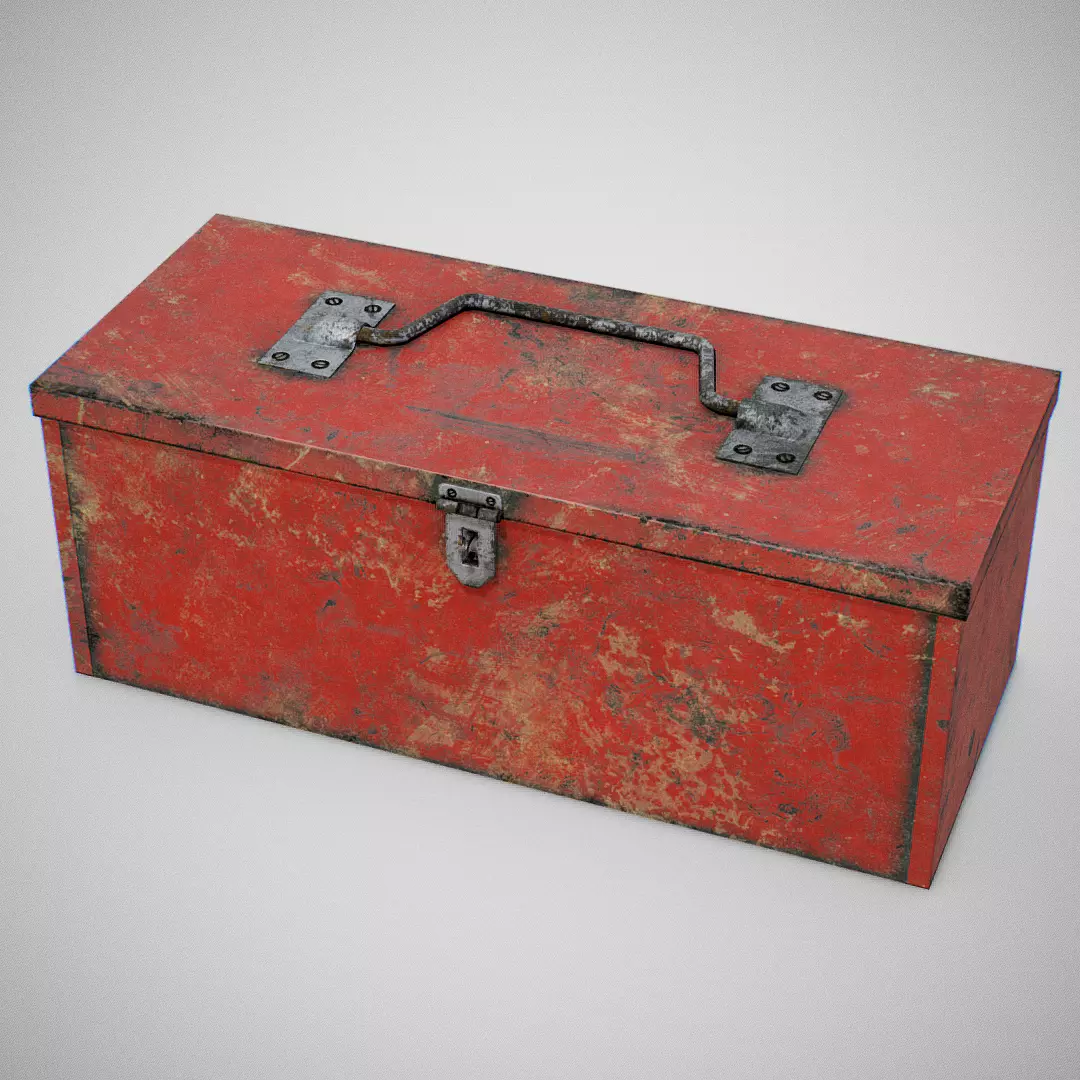 Toolbox - Generic 02 Dirty Low-poly 3D model_0