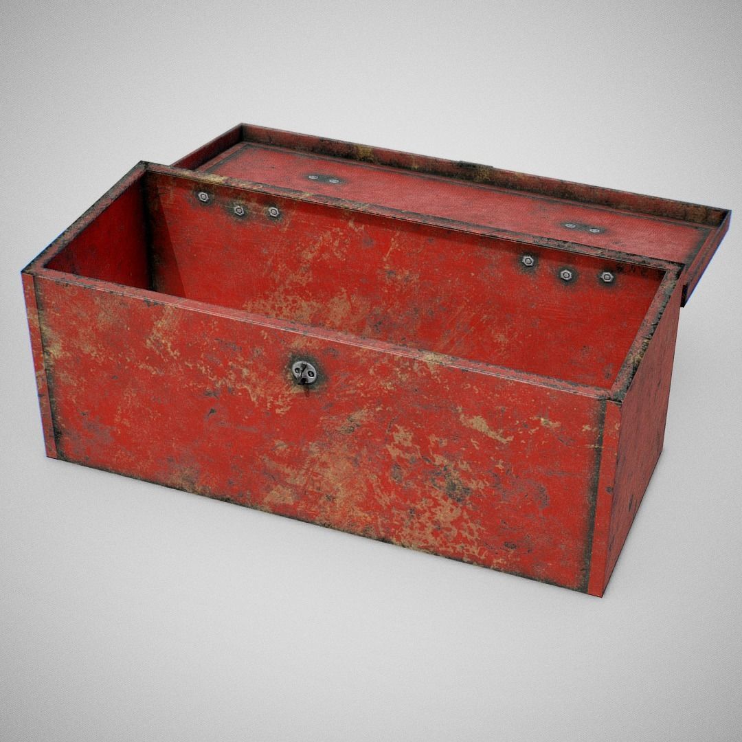 Toolbox - Generic 02 Dirty Low-poly 3D model_1