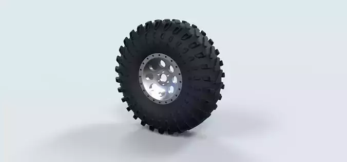 Wheel for rock crawling buggy
