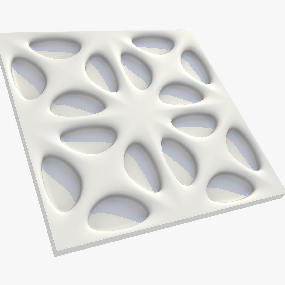 wall panel Bionic element 3D model_2