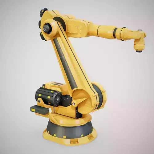 Industrial Robot Arm - Generic 01 Clean Low-poly 3D model