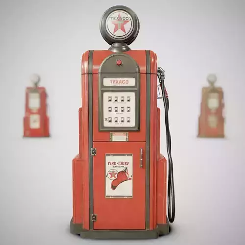 Gas Pump - Texaco 60s