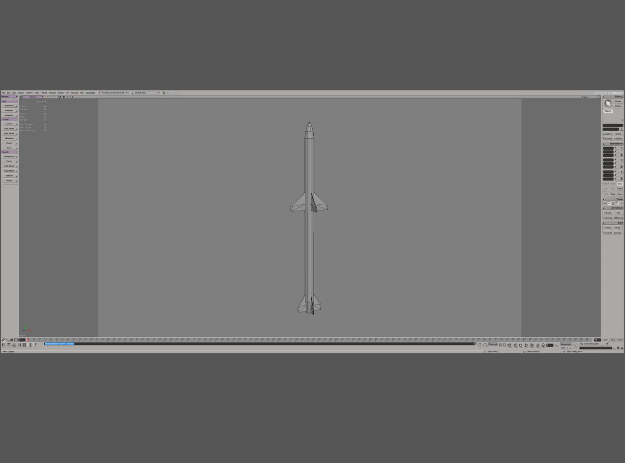 Skyguard Sparrow Missile area defense system Free low-poly 3D model_4