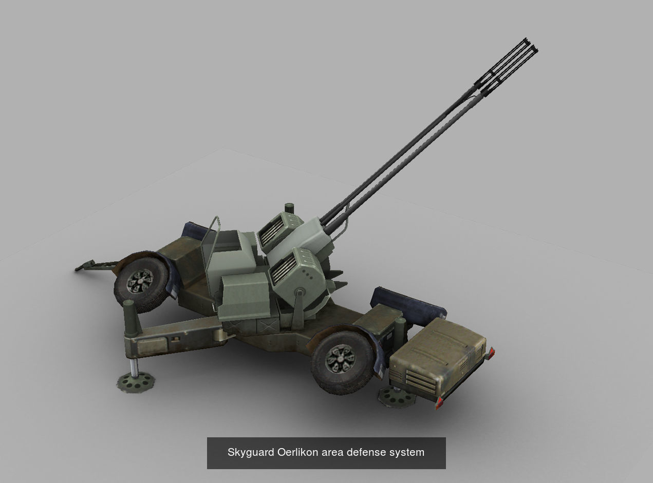Skyguard area defense system 3D Model Collection_5