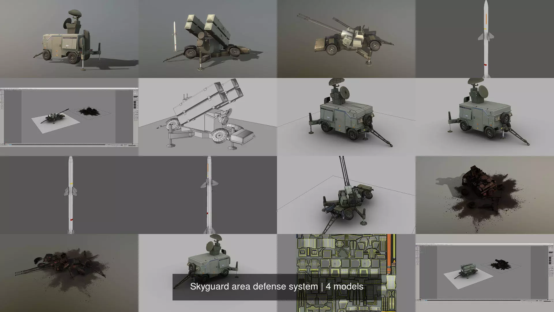 Skyguard area defense system 3D Model Collection_1