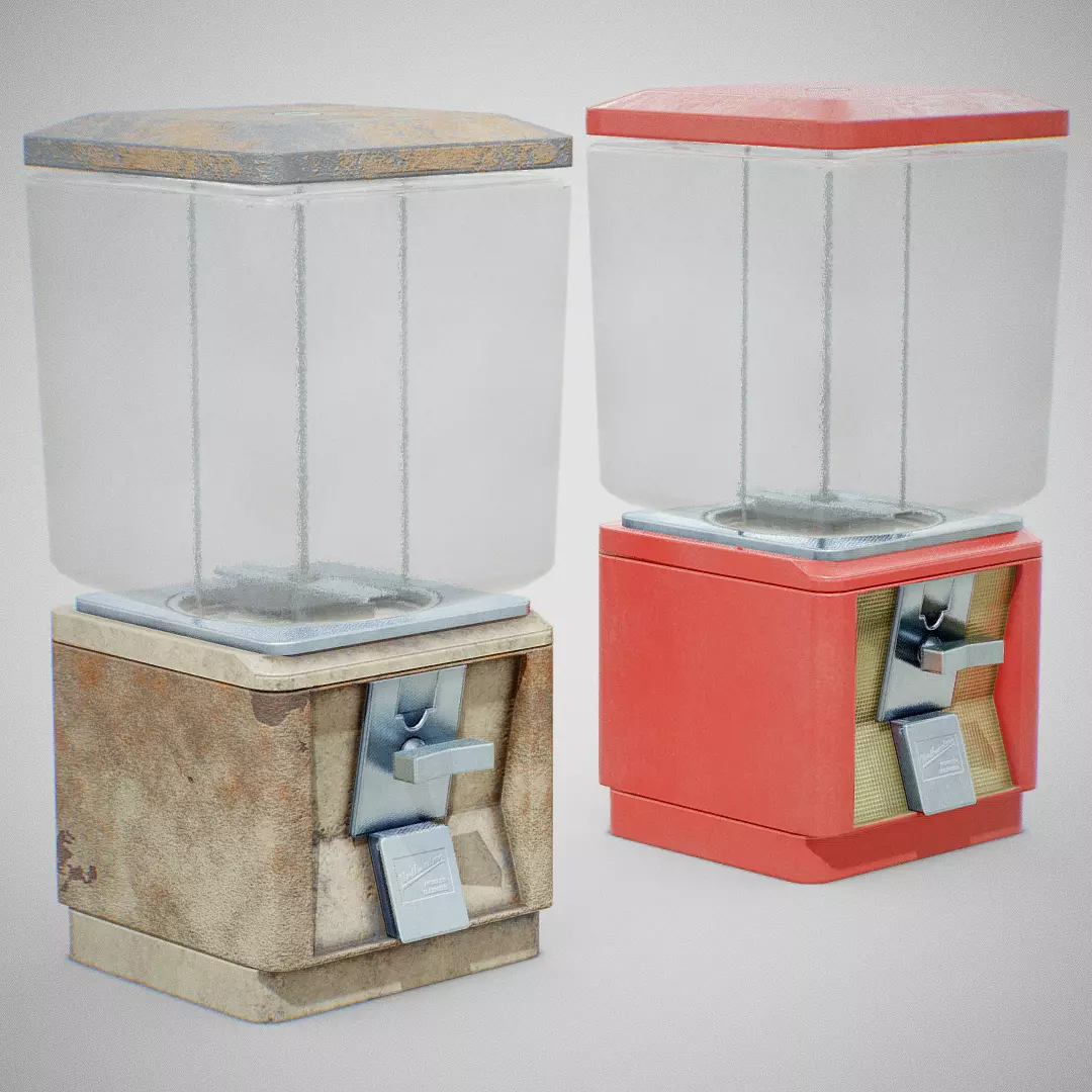Candy Machine - Model 60 Low-poly 3D model