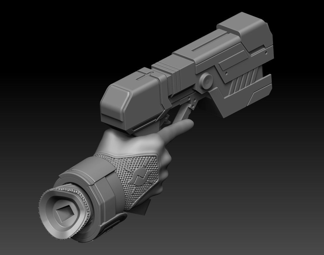 Samus Zero suit 3D Model 3D print model_23