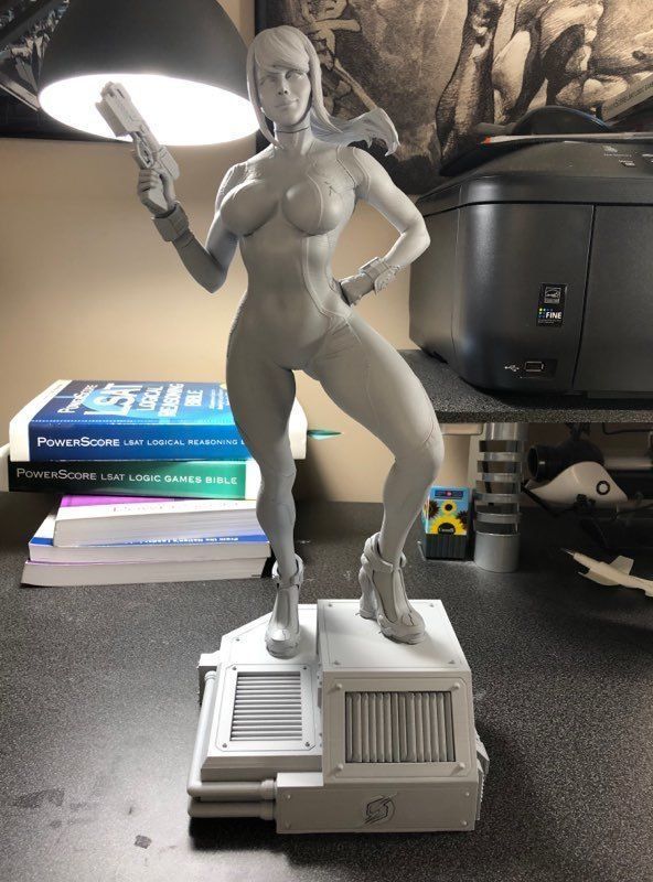 Samus Zero suit 3D Model 3D print model_41