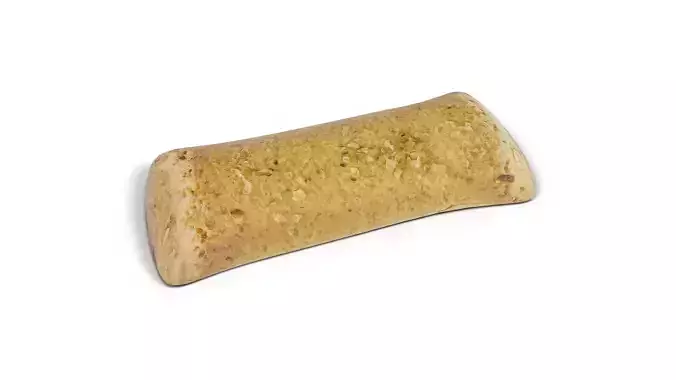 Pastry Roll Low-poly 3D model