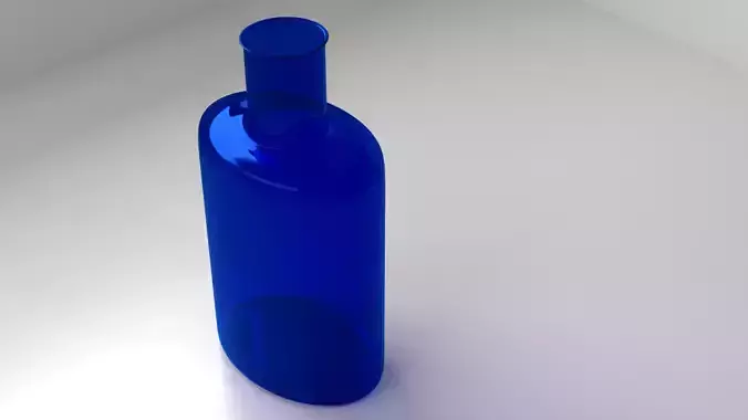 Vase 4 glass bottle