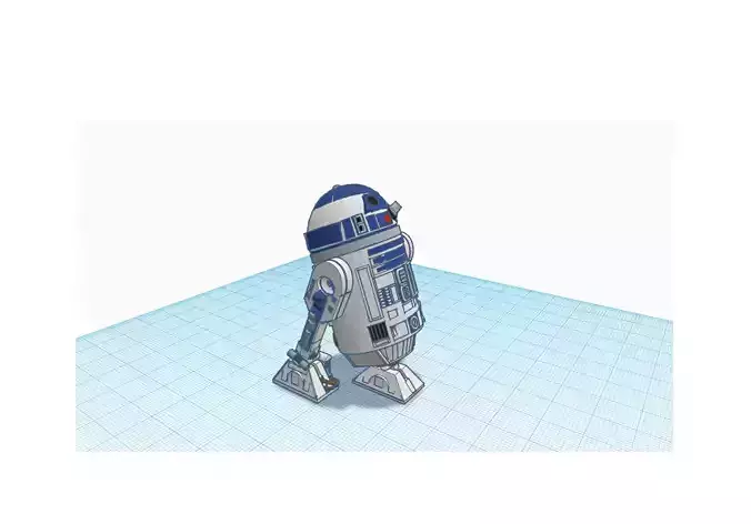 R2-D2 star wars r2d2 3D print model