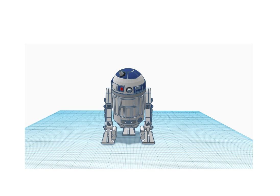 R2-D2 star wars r2d2 3D print model_1