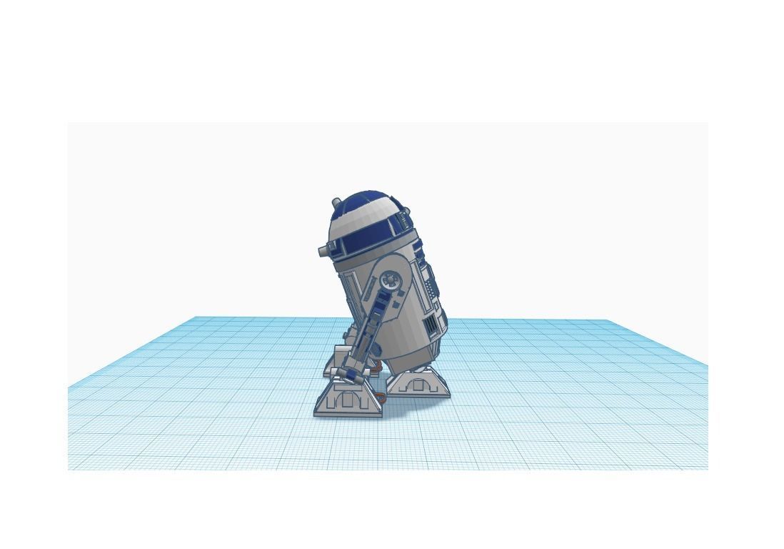 R2-D2 star wars r2d2 3D print model_4