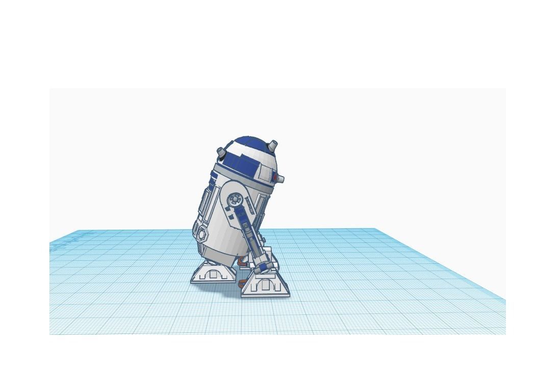 R2-D2 star wars r2d2 3D print model_3