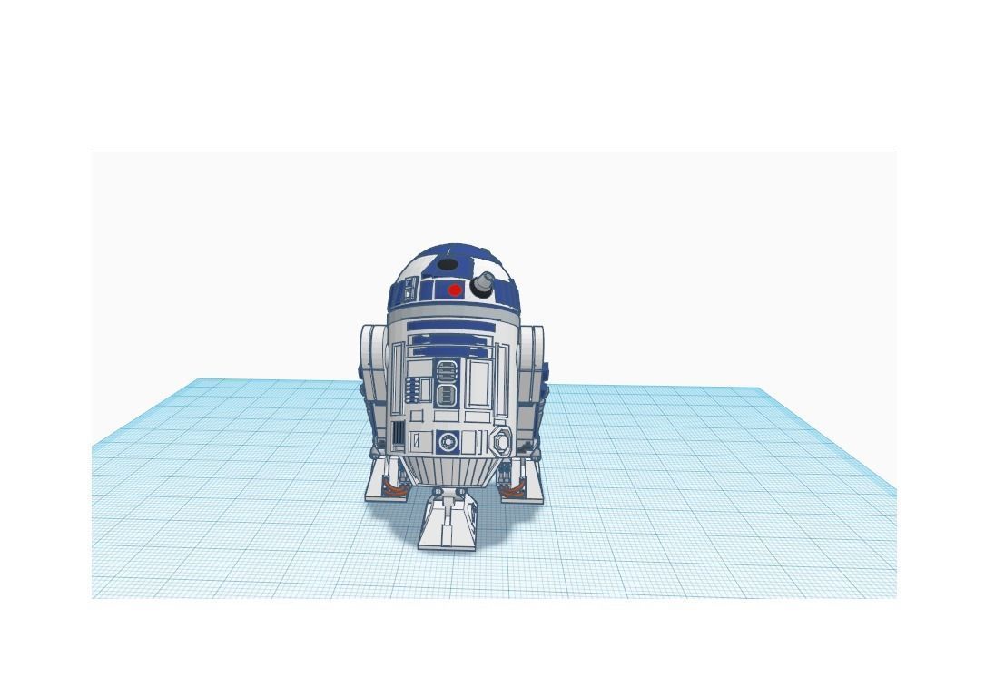 R2-D2 star wars r2d2 3D print model_2
