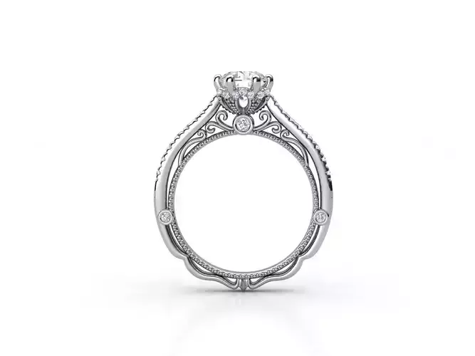 ZER020 diamond engagement ring
