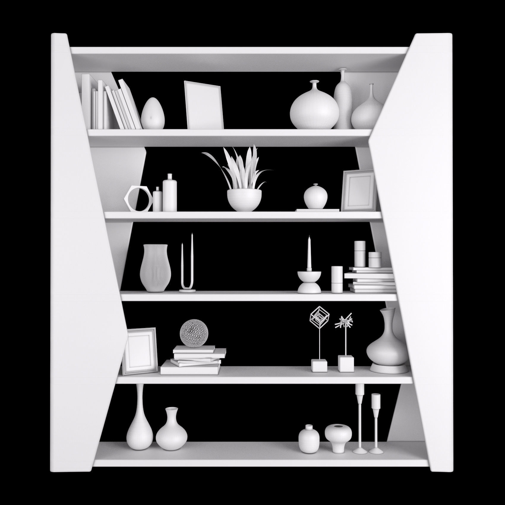 Shelf 3D model 3D model_2