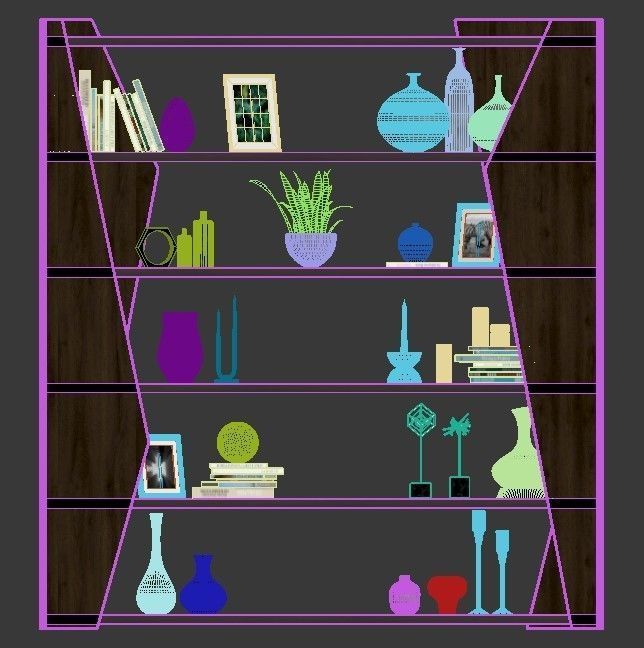 Shelf 3D model 3D model_4