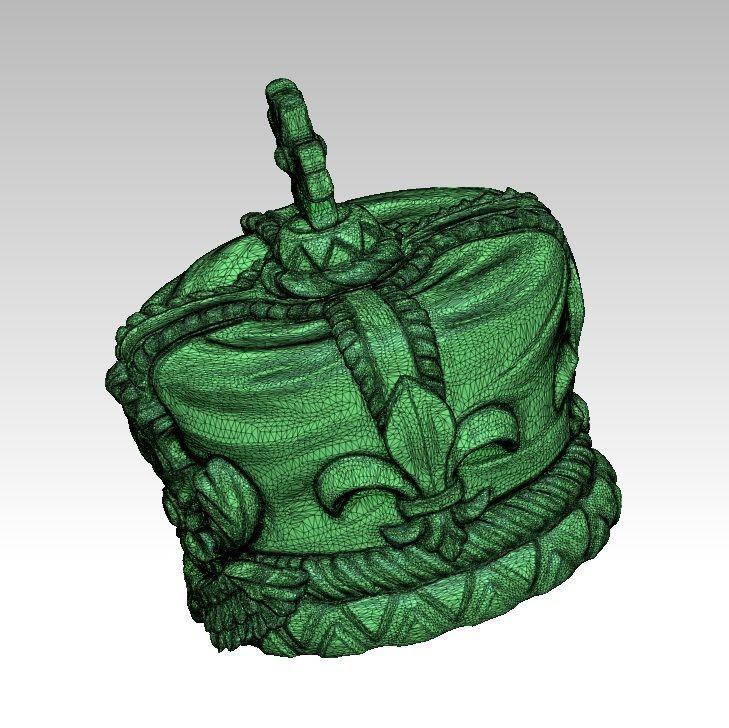 King Crown  3D print model_3