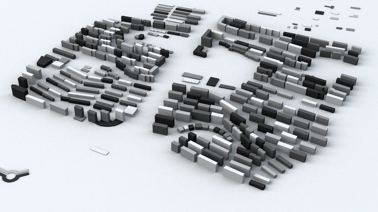 Changchun Streets and Buildings 3D model_3