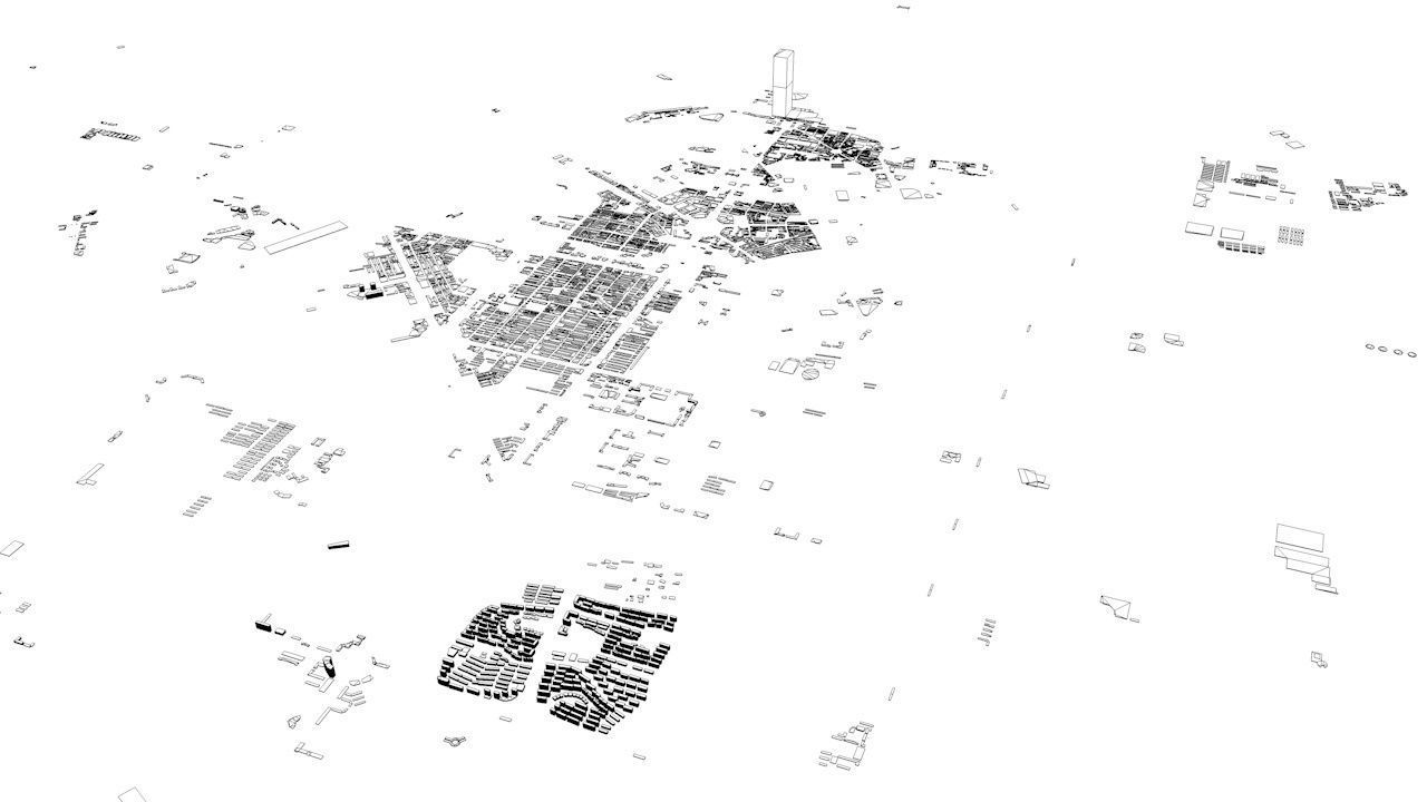 Changchun Streets and Buildings 3D model_11