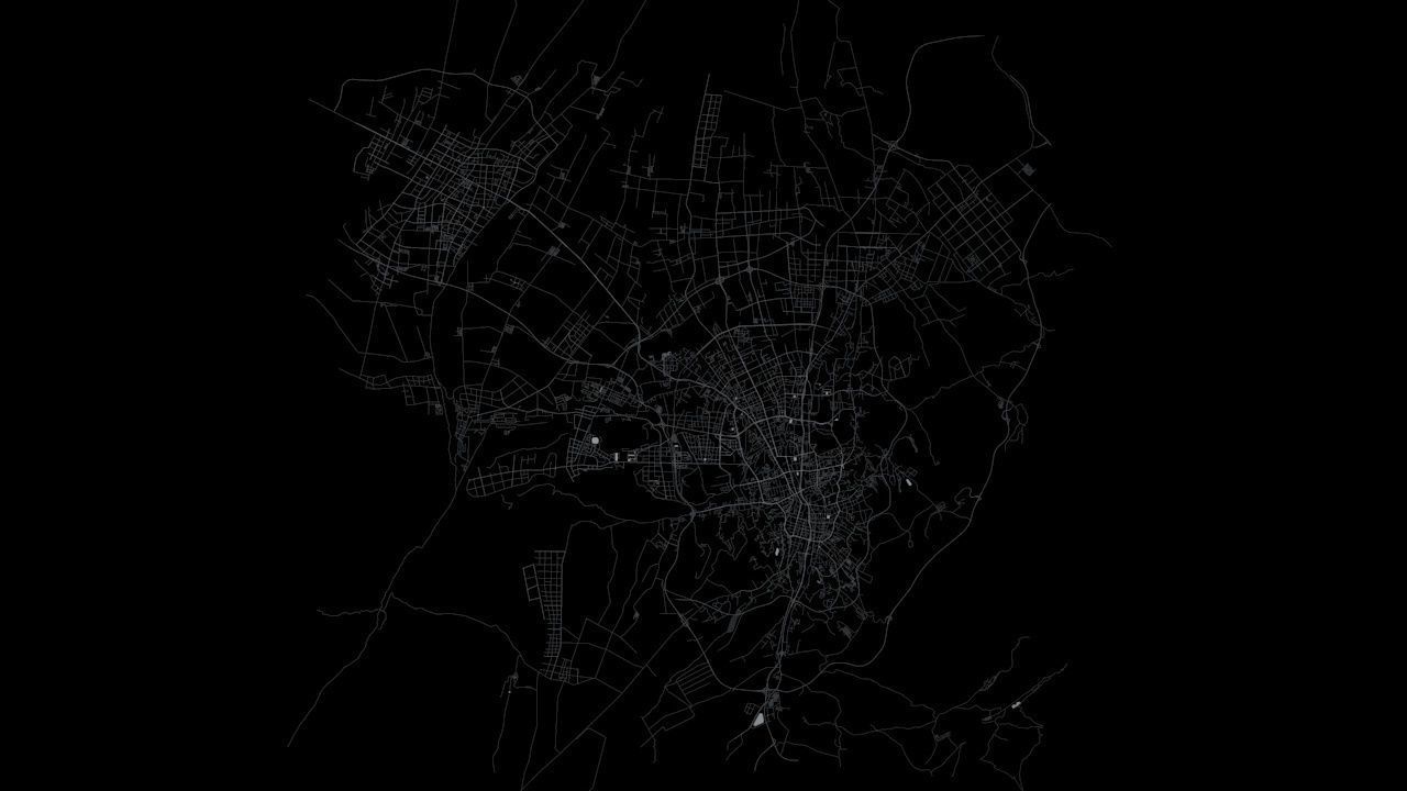 Urumqi Road Network and Streets 3D model_10