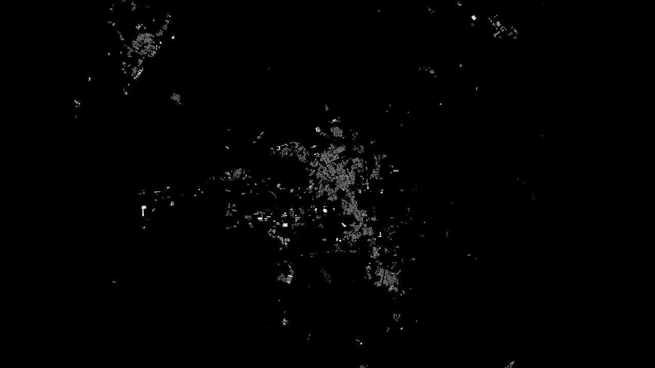 Urumqi Streets and Buildings 3D model_11