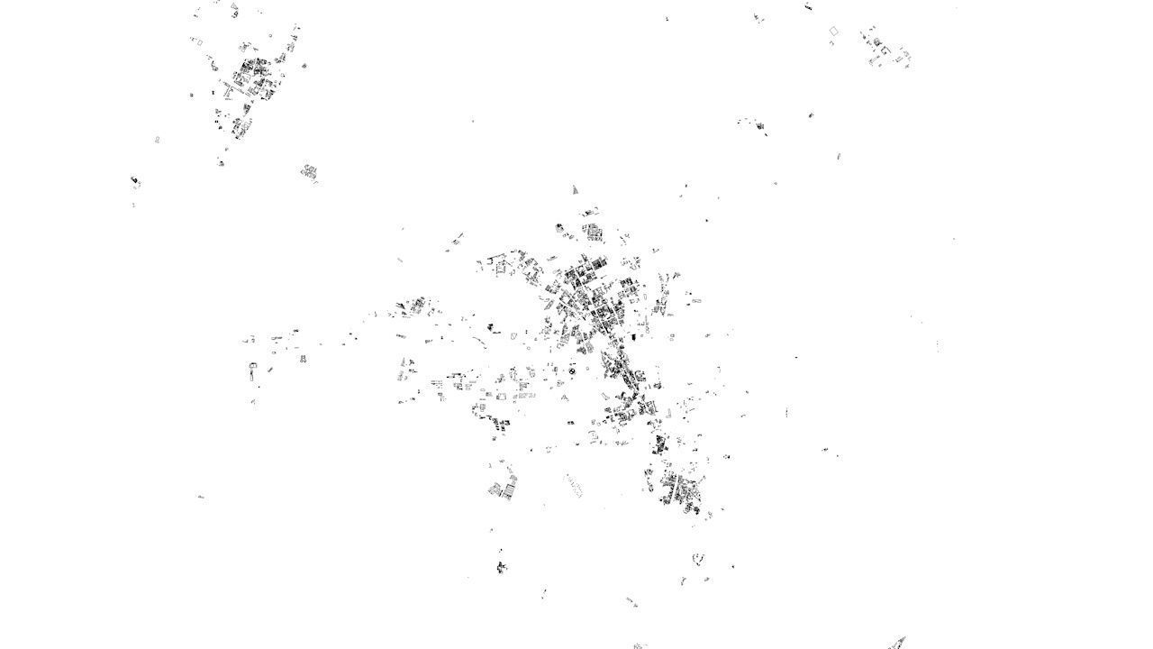 Urumqi Streets and Buildings 3D model_12