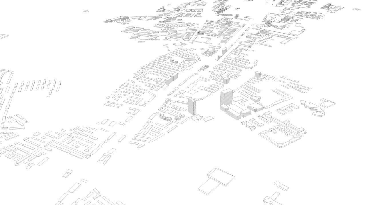 Urumqi Streets and Buildings 3D model_13