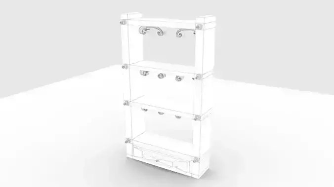 Victorian Shelf 3D model