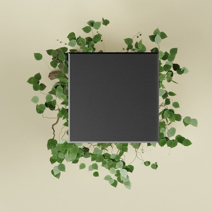 Plant and column 01 3D model_3