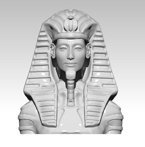 Pharaoh bust element 3D print model