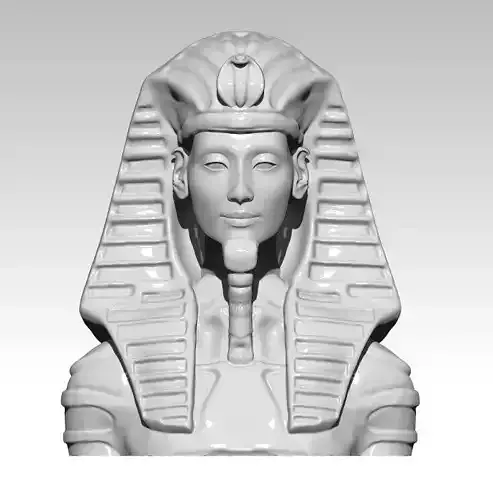 Pharaoh bust element 3D print model