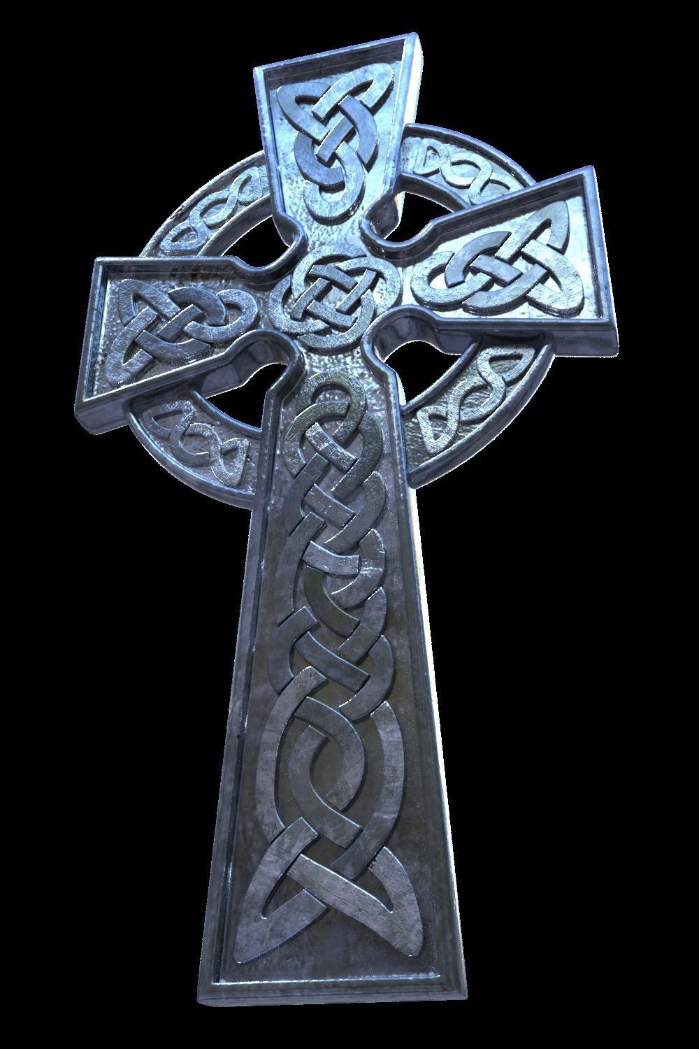 Celtic Cross 3D print model_5