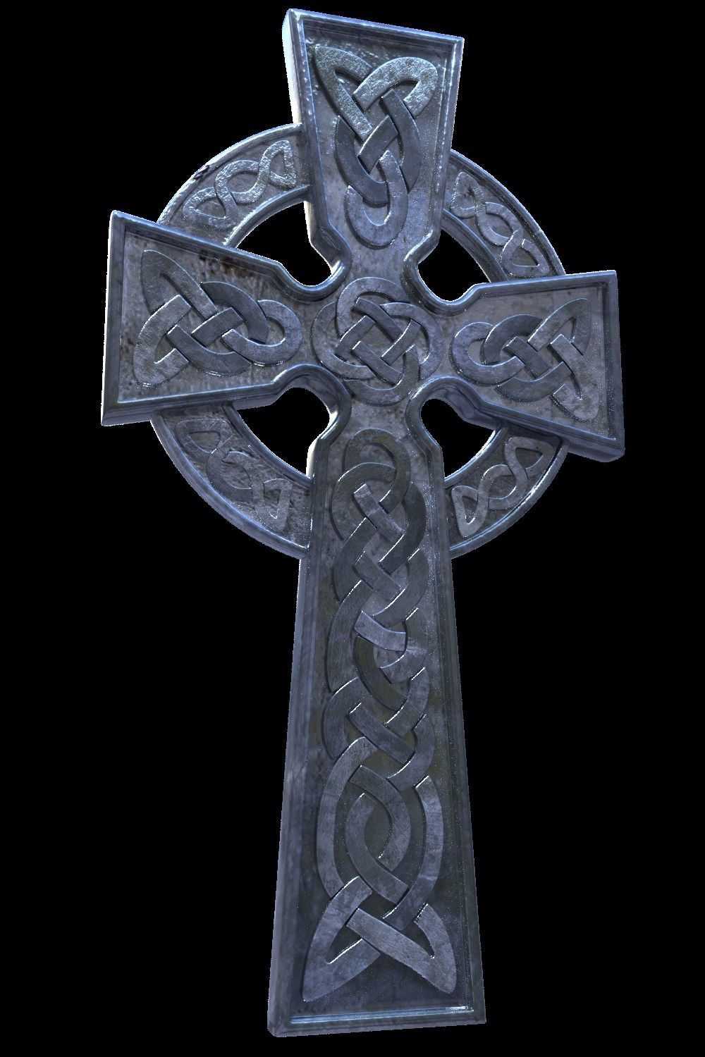 Celtic Cross 3D print model_3