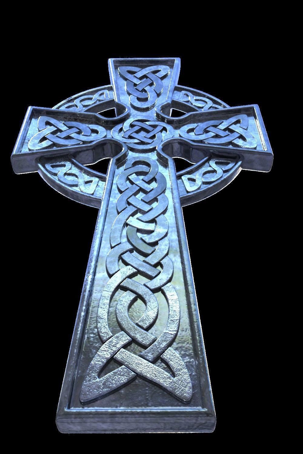 Celtic Cross 3D print model_7