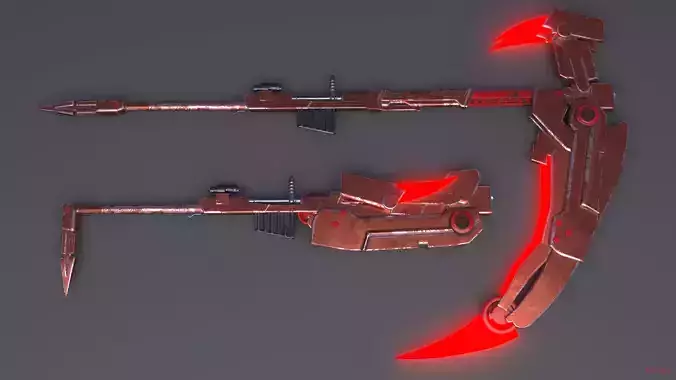 Sci-fi cool style weapon new moon rose