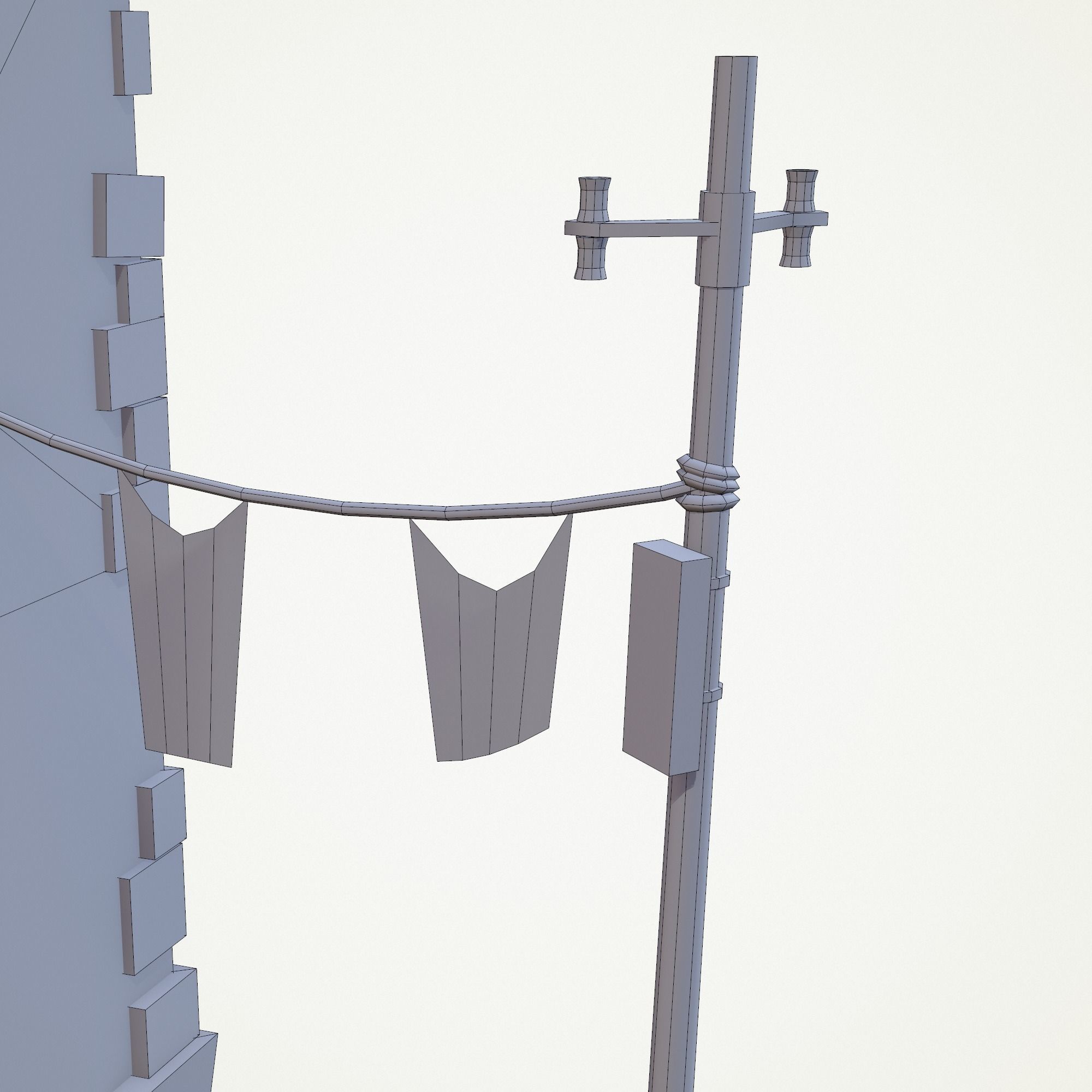 Cartoony Buiding v3 Low-poly 3D model_20