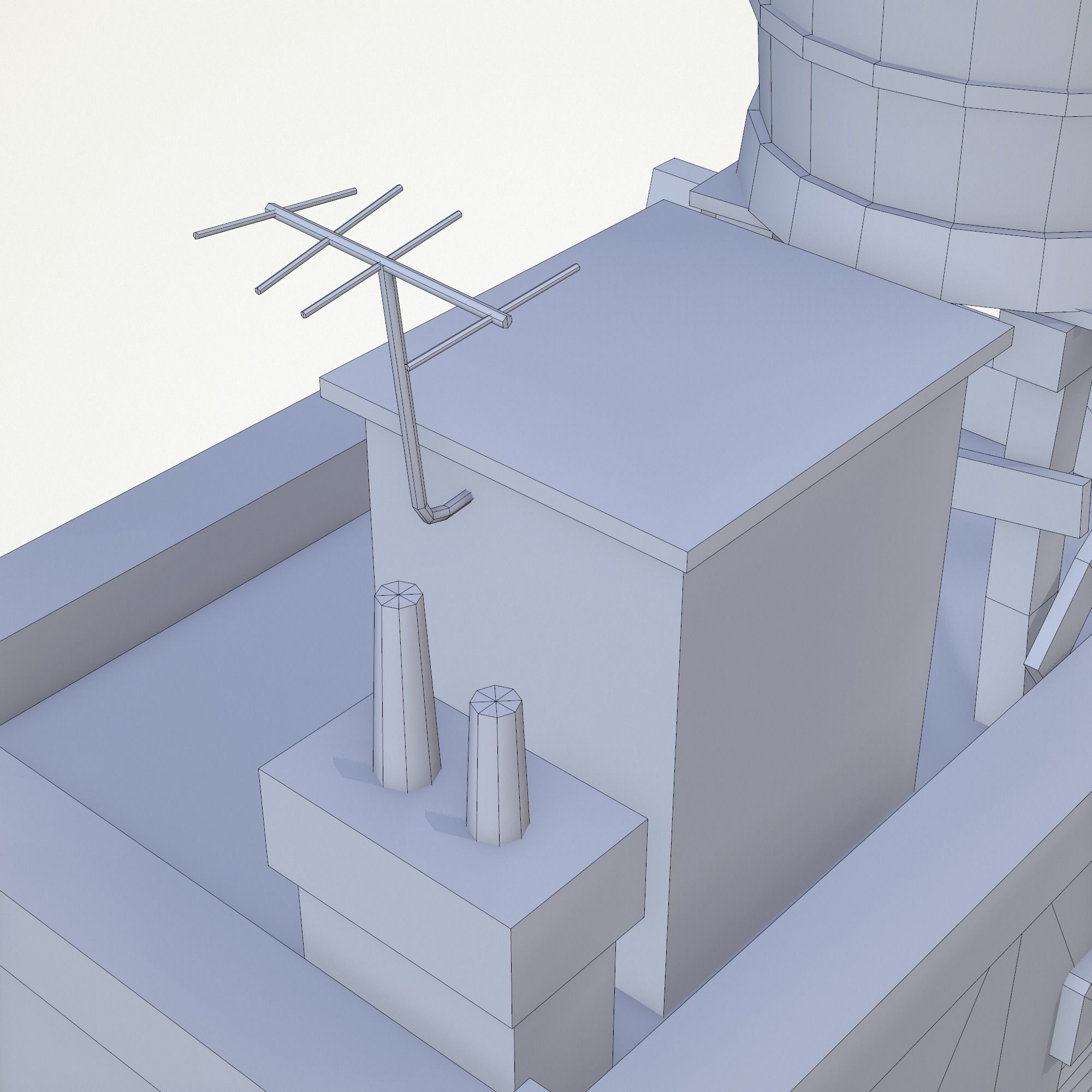 Cartoony Buiding v3 Low-poly 3D model_18