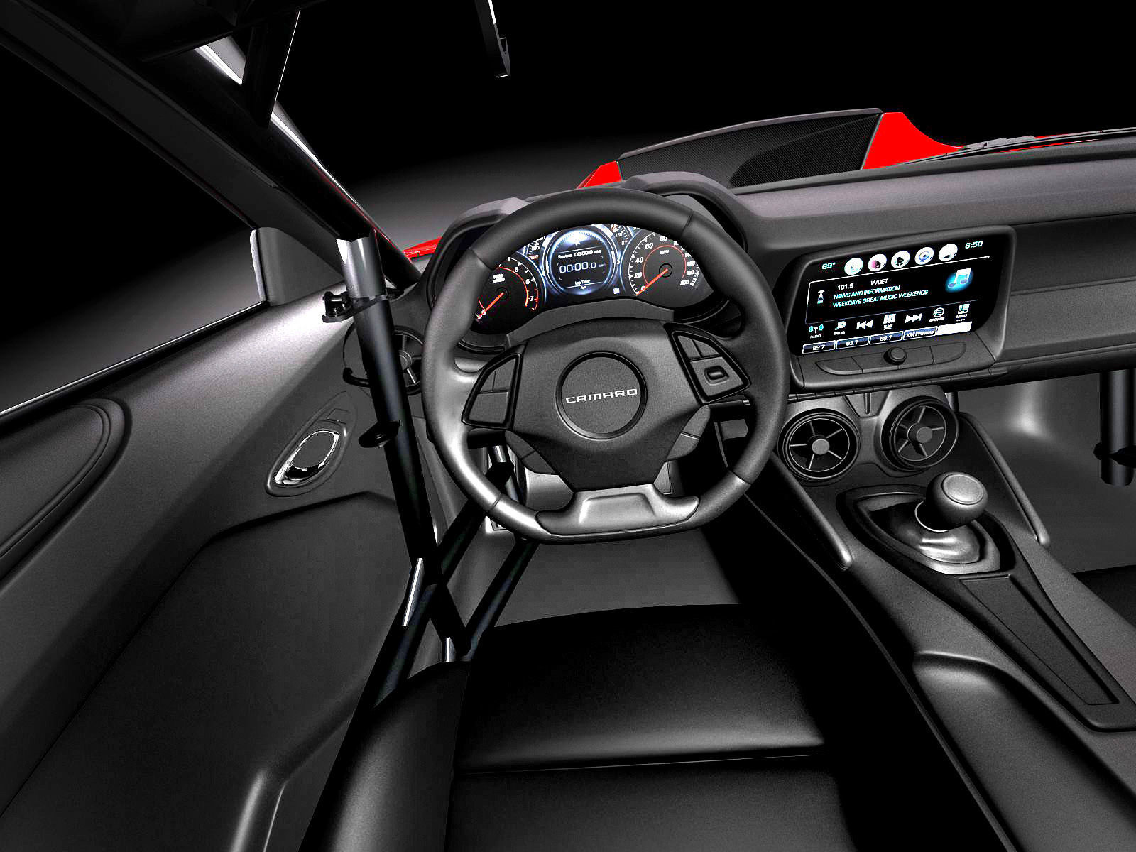 COPO Drag Race Car 3D model_9