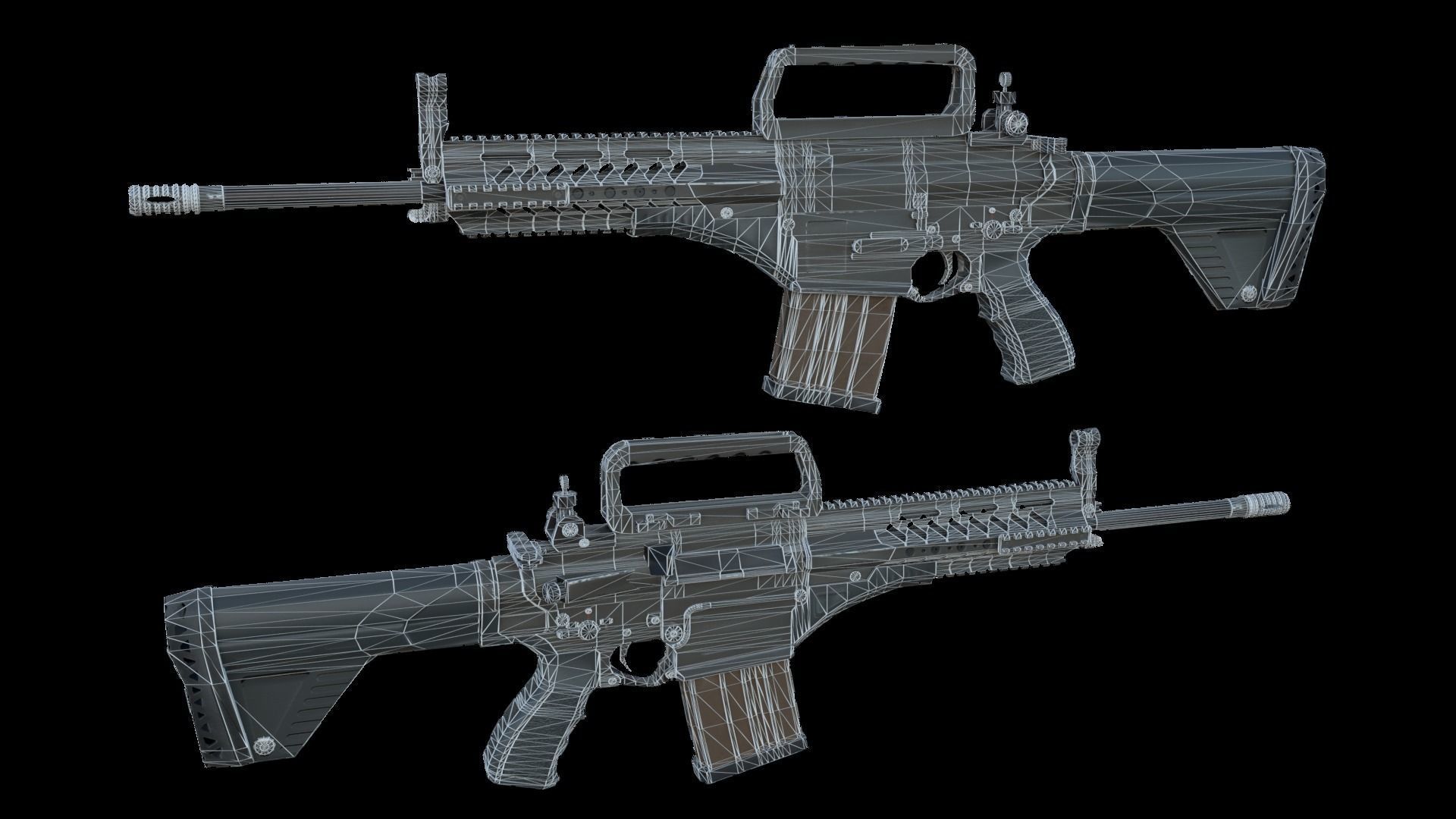 MPT-76 Battle Package Low-poly 3D model_37