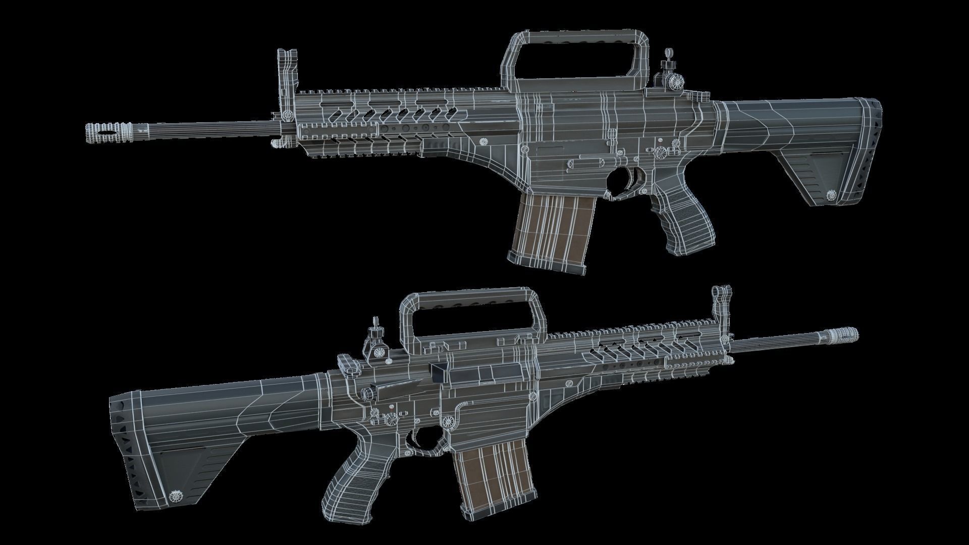 MPT-76 Battle Package Low-poly 3D model_36