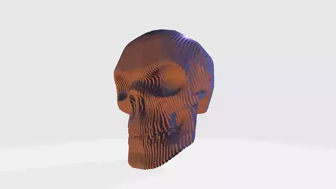 skull 3D print model