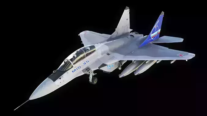 Mig-35 29 KUB Low-poly 3D model