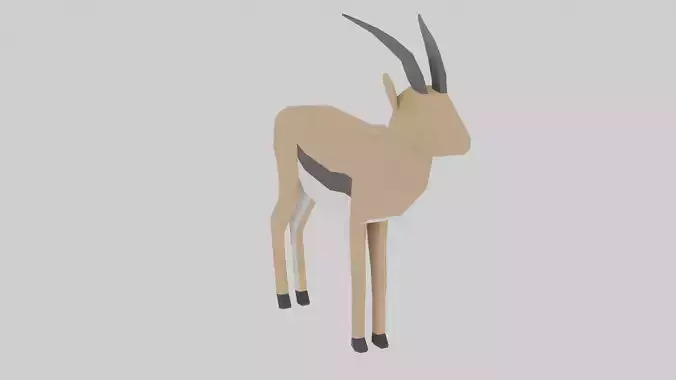 Gazelle Rigged