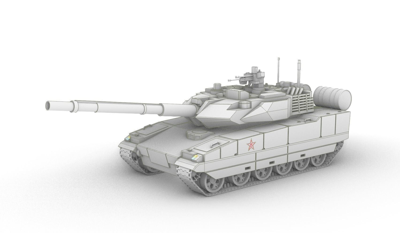 ZTQ-15 Light Tank 3D model_5