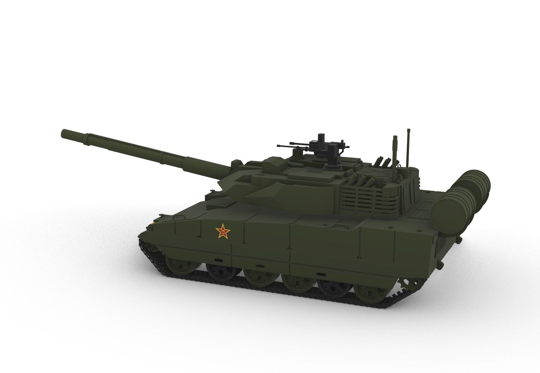 ZTQ-15 Light Tank 3D model_2