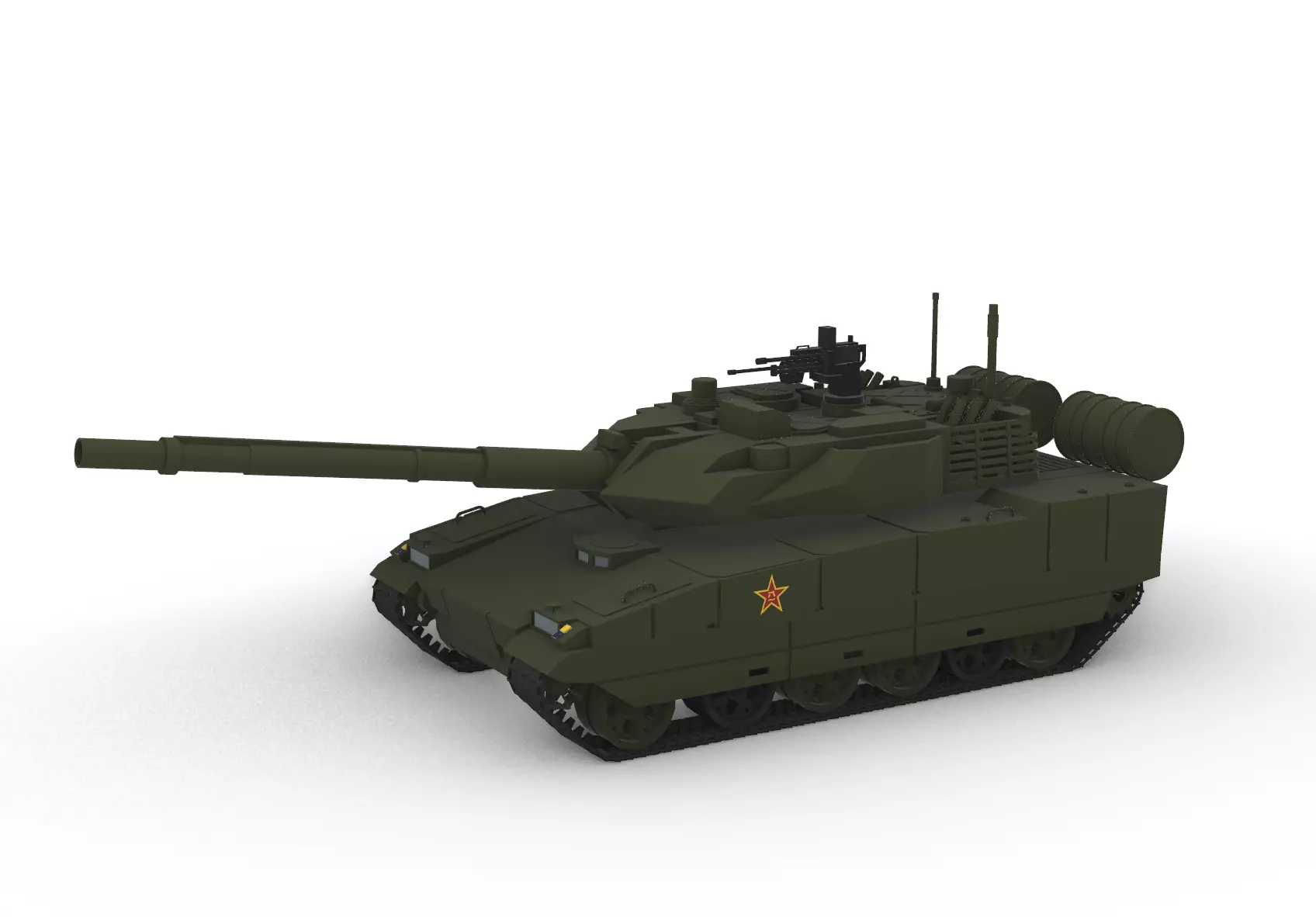 ZTQ-15 Light Tank 3D model_0