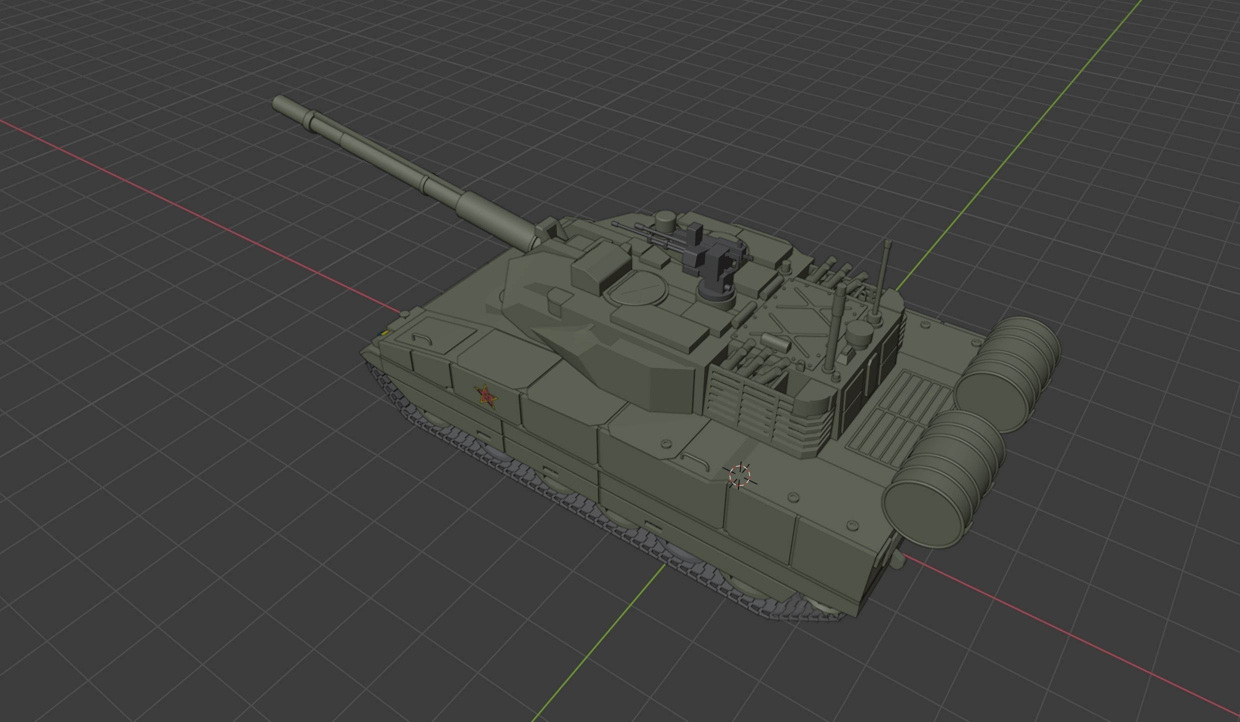 ZTQ-15 Light Tank 3D model_4
